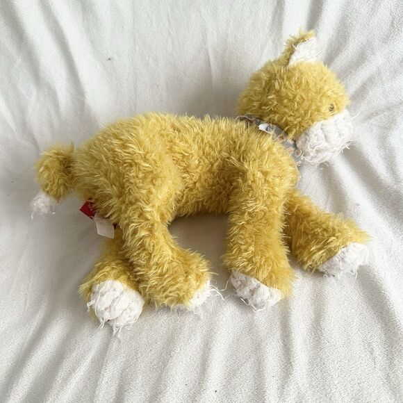 Bunnies By The Bay Yellow Alley Cat Kitten Bandana Together At Last Stuffed Toy - Picture 6 of 7